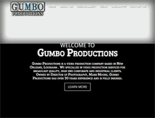 Tablet Screenshot of gumboproductions.tv